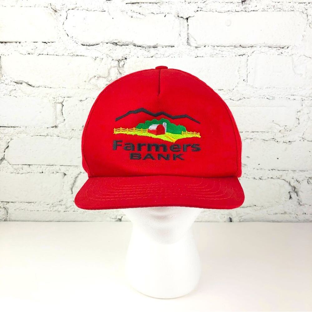 Vintage Farmers Bank Farmer Trucker Hat